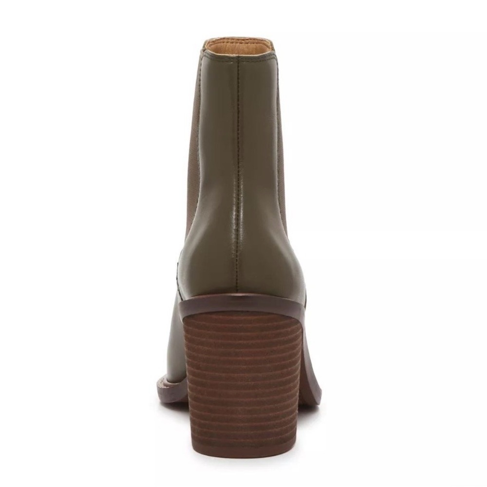 NIB Crown Vintage Pimmy Bootie Sz 8.5 Color: Dark Green/Fatigue - Picture 4 of 9